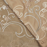 Embroidery—Georgette Material Tan—High-Quality Polyester Blend—Sold by The Yard—54" Inches Wide